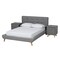 Baxton Studio Jonesy MidCentury Modern Transitional Grey Fabric Upholstered Full Size 3Piece Bedroom Set 219-6702-7288-ZORO - alternate 9